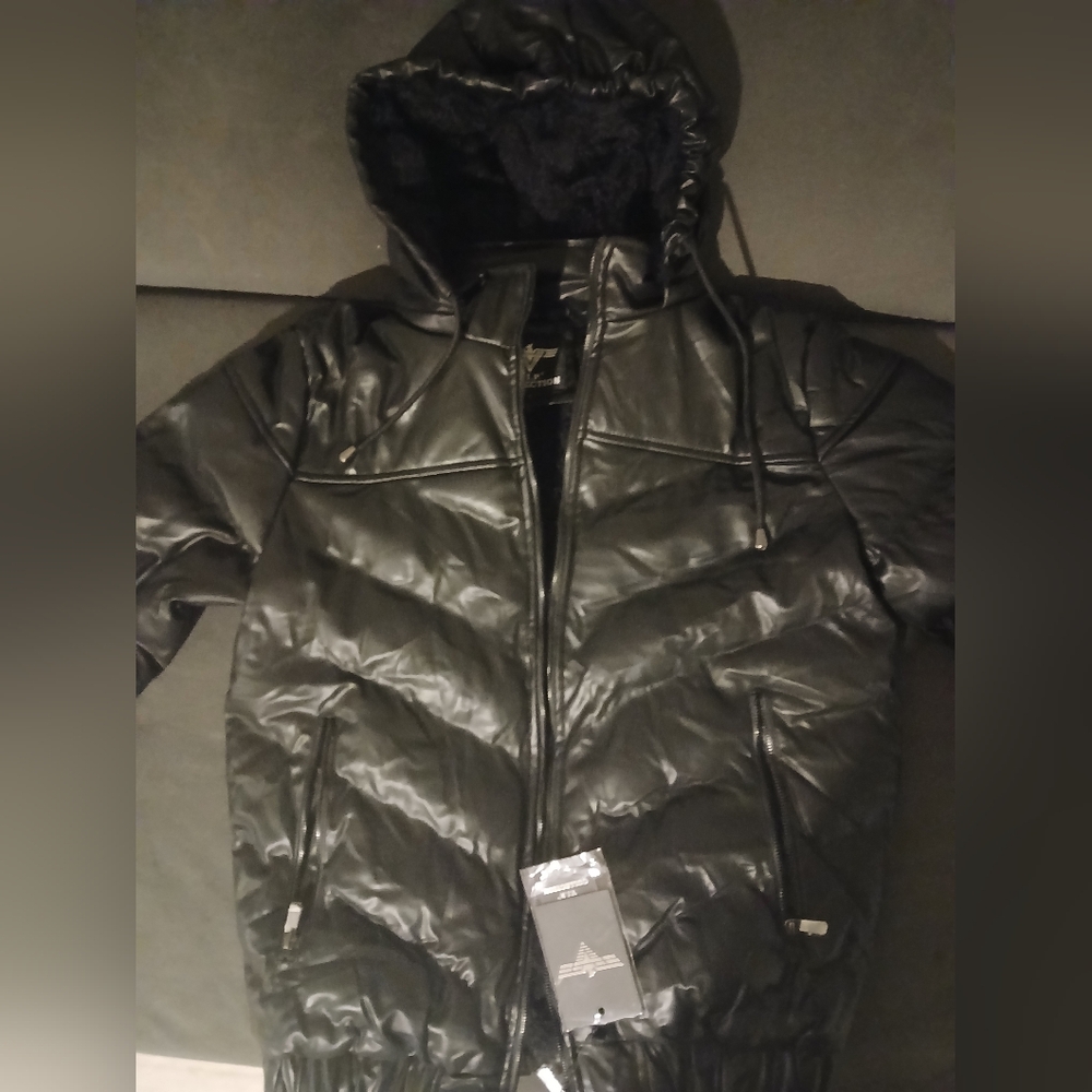 Leather jacket- VIP Collection vfp-16 - Picture 6 of 6
